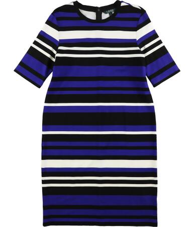 UPC 789022650492 product image for Ralph Lauren Womens Striped Ponte Dress Style # 200684599001 - Small | upcitemdb.com