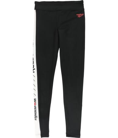 UPC 192613014526 product image for Reebok Womens Classic Multi Language Logo Yoga Pants, Style # Ec2515 - Small | upcitemdb.com