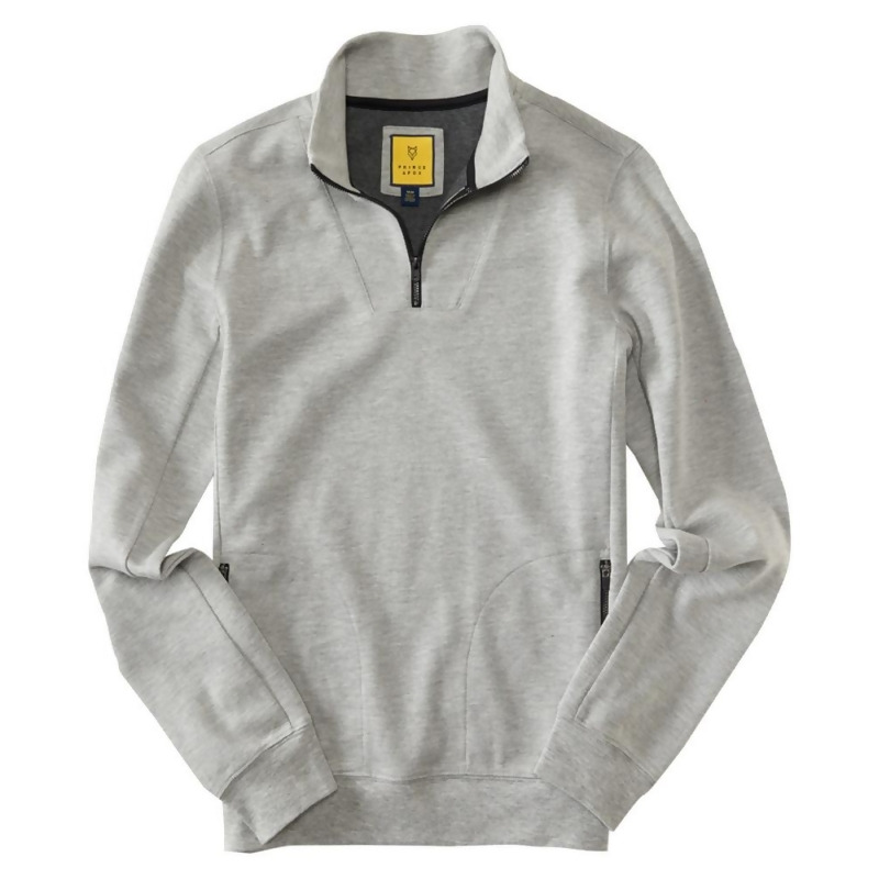 mens mock neck sweatshirt