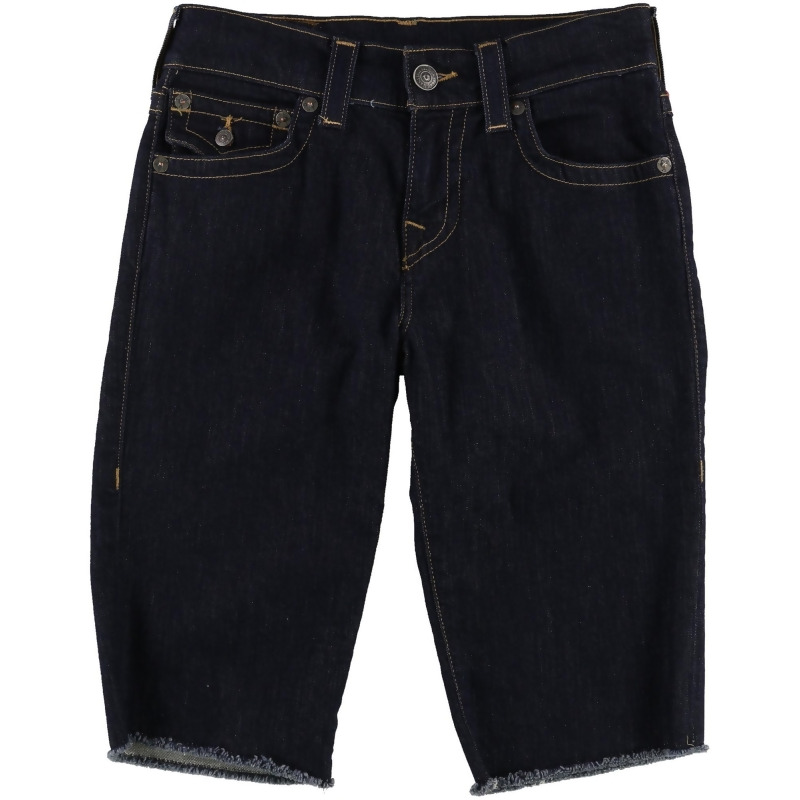 true religion men's denim shorts