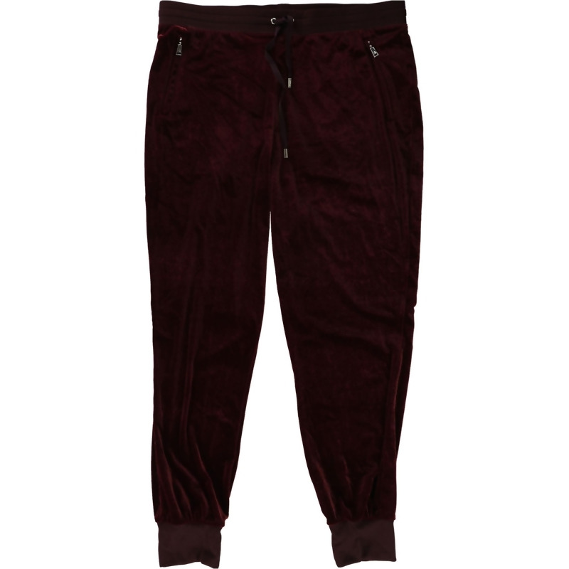 lauren ralph lauren stretch velvet straight pants