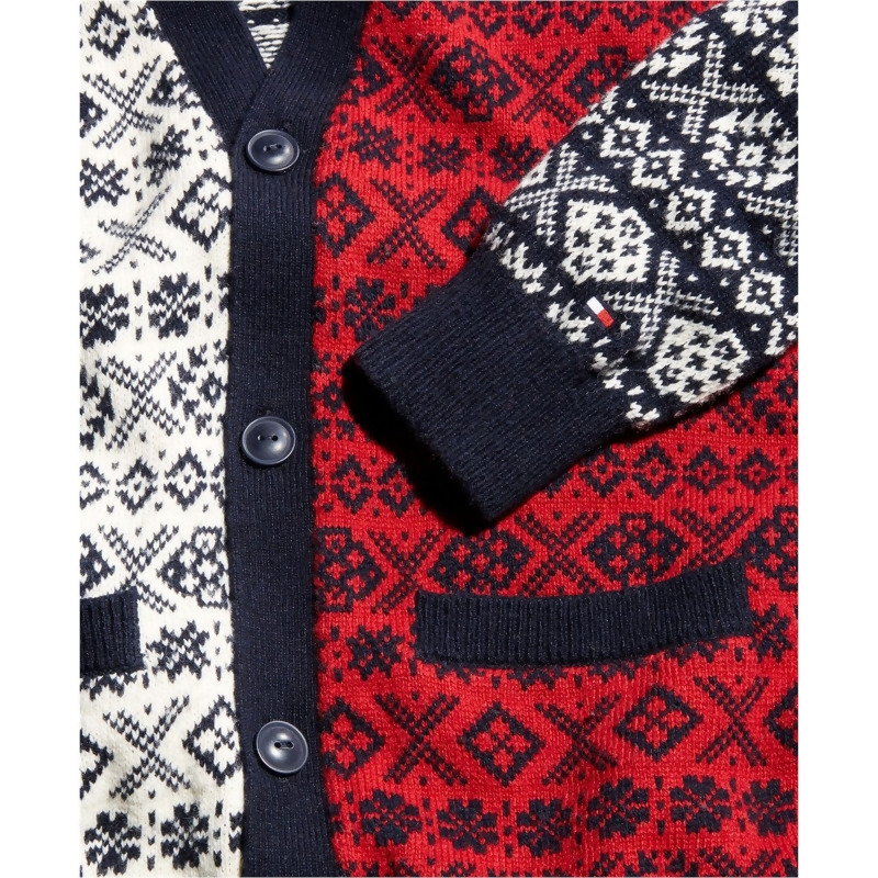 fair isle cardigan sweater mens