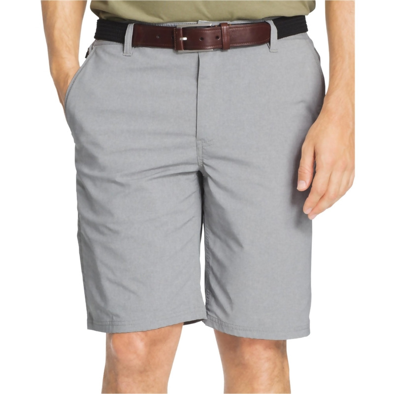 grey walking shorts