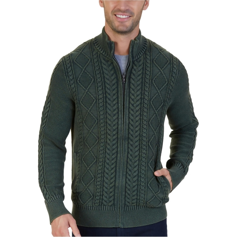 mens cable cardigan sweater