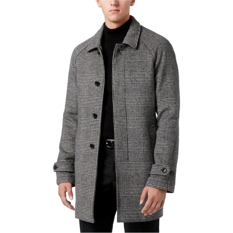 mens tartan overcoat