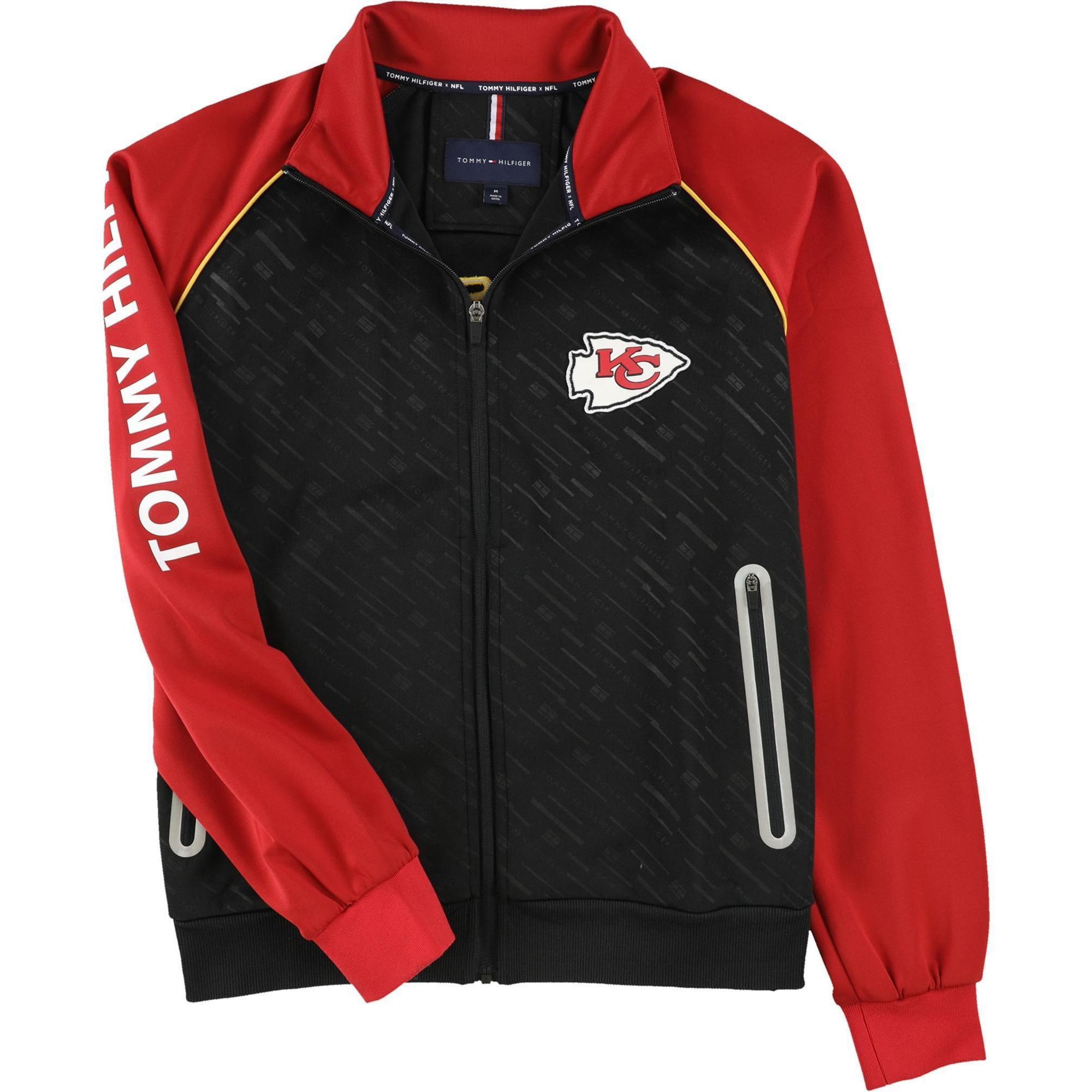 Tommy Hilfiger Mens Kansas City Chiefs Track Jacket Sweatshirt, Style # 6V10Z724 alternate image
