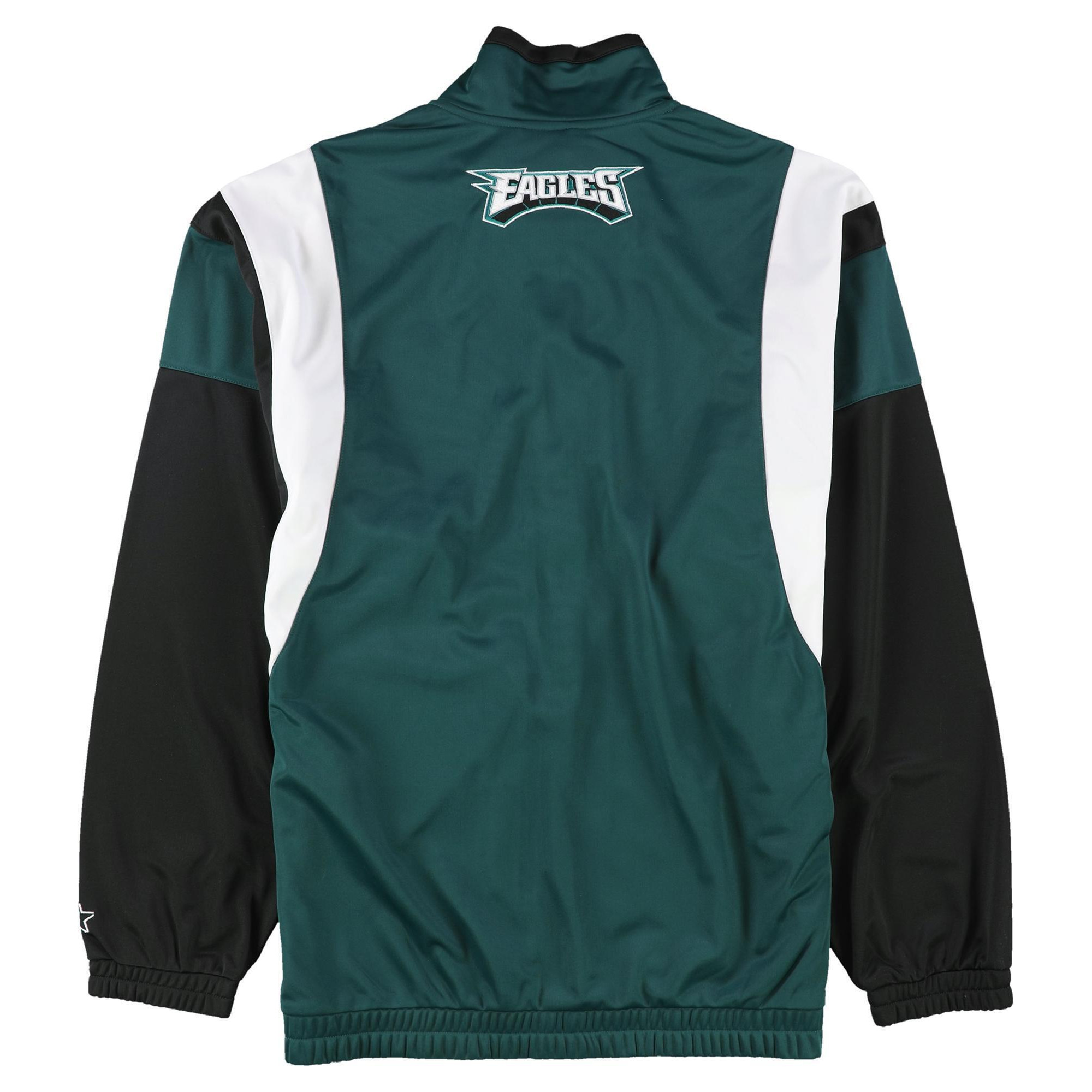 STARTER Mens Philadelphia Eagles Track Jacket Sweatshirt, Style # LS90Z059 alternate image