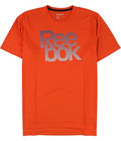 Reebok Men's T-Shirt - Red - XXXL