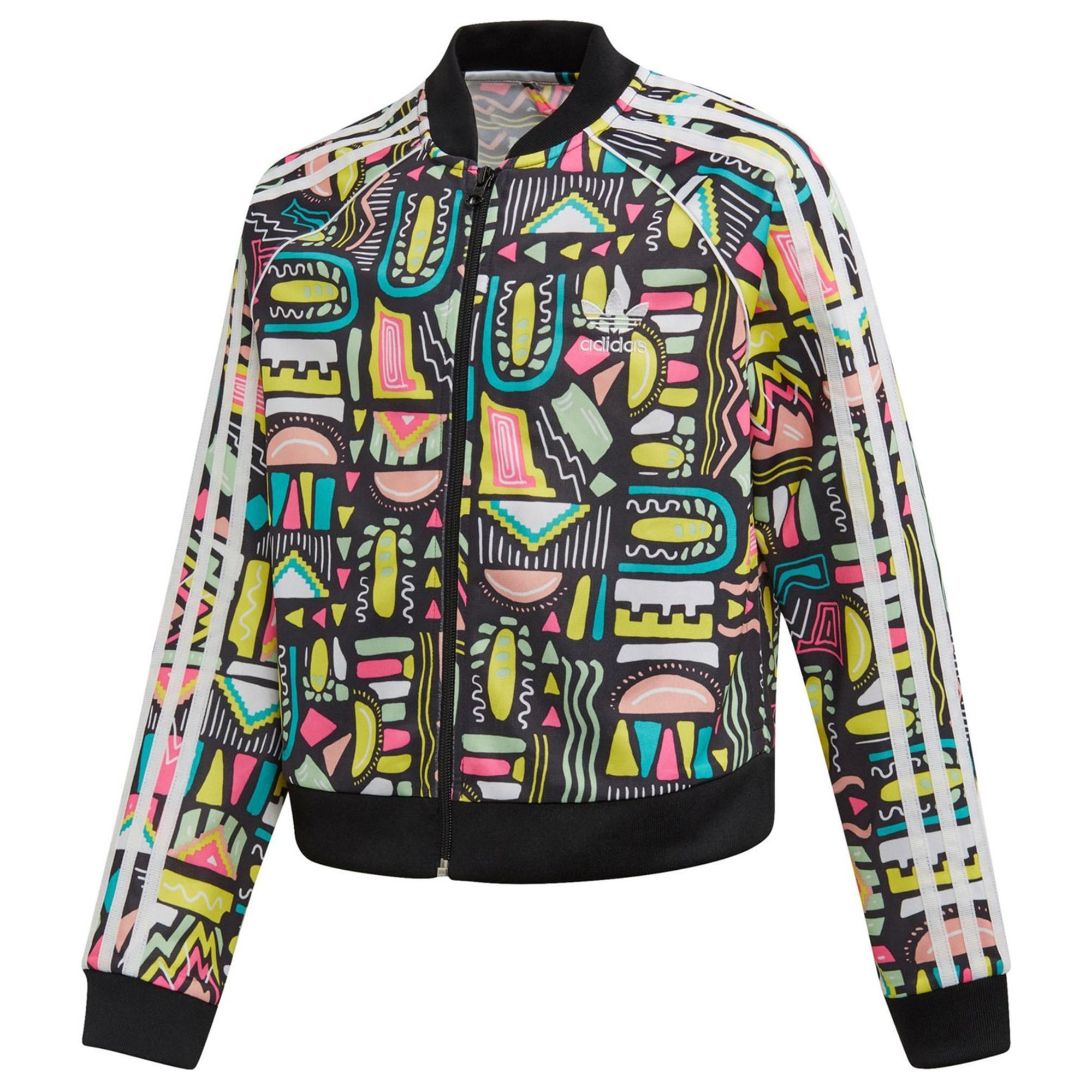 Adidas Girls Full Zip Track Jacket, Style # ED7869 alternate image