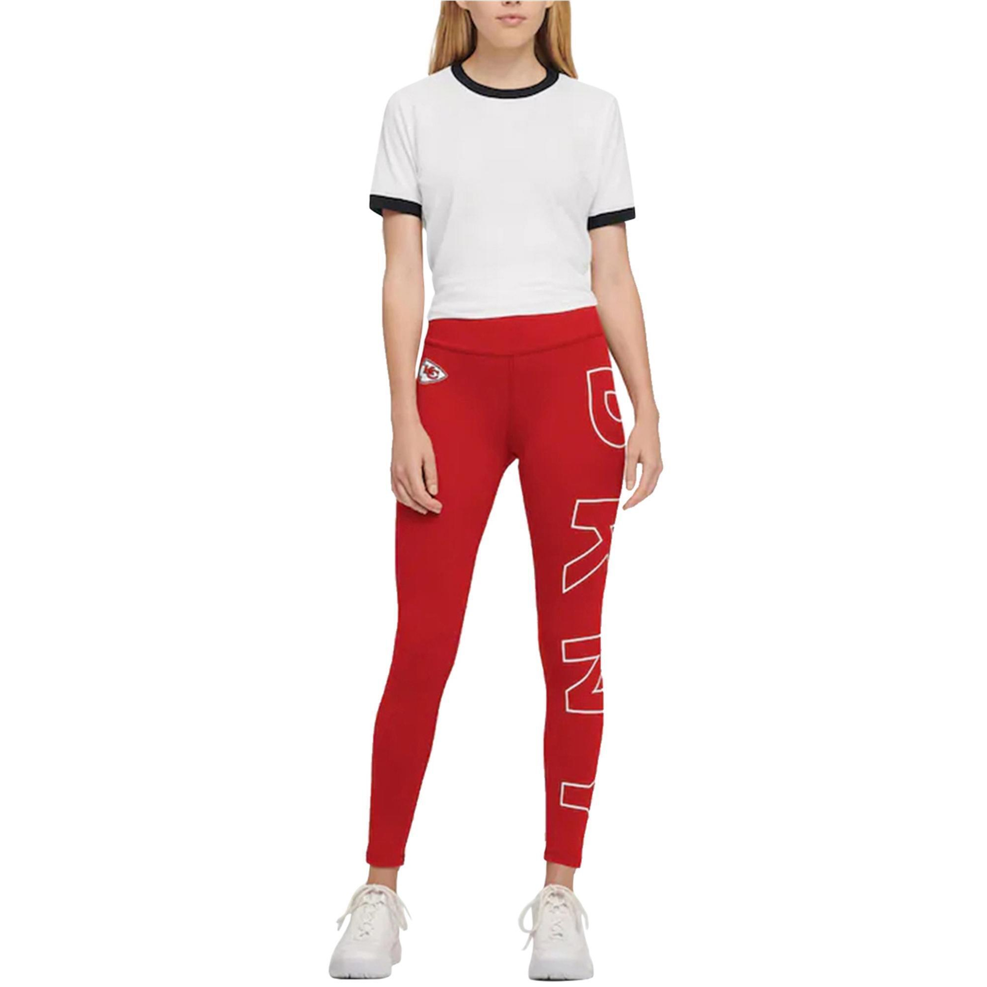 DKNY Womens Kansas City Chiefs Compression Athletic Pants, Style # DS00Z120 alternate image