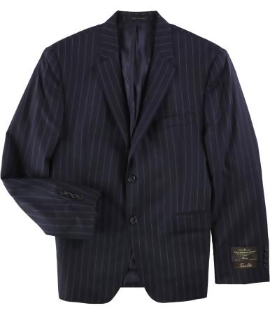 Tasso Elba Mens Stripe Two Button Blazer Jacket, Style # TVSO284A34-A alternate image