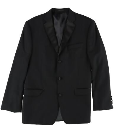 Calvin Klein Mens Slim Contrast Trim Three Button Blazer Jacket, Style # 001985 alternate image