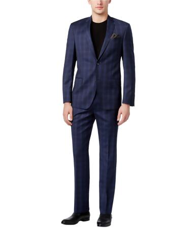 DKNY Mens Slim-Fit Tonal Plaid Two Button Formal Suit, Style # DEKA212Y1125 alternate image