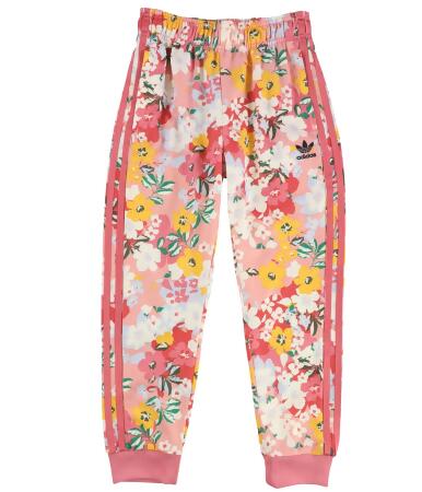Adidas Girls Floral Athletic Track Pants, Style # GN4210-B alternate image
