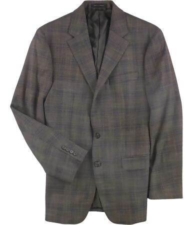 Ralph Lauren Mens Plaid Two Button Blazer Jacket, Style # LETO14RX0740 alternate image