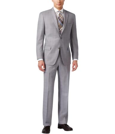 Michael Kors Mens Classic Plaid Two Button Formal Suit, Style # KELS2-K2Z1412 alternate image