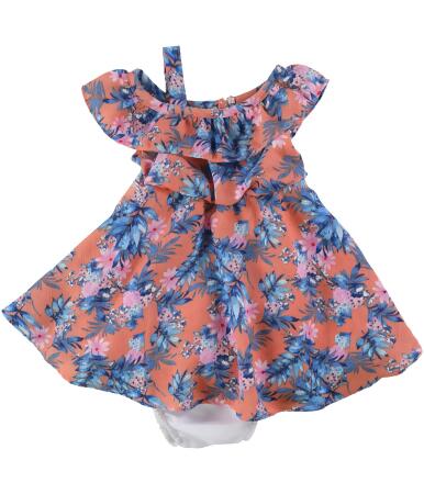 Rare Editions Girls Floral A-line Dress, Style # S882258 alternate image