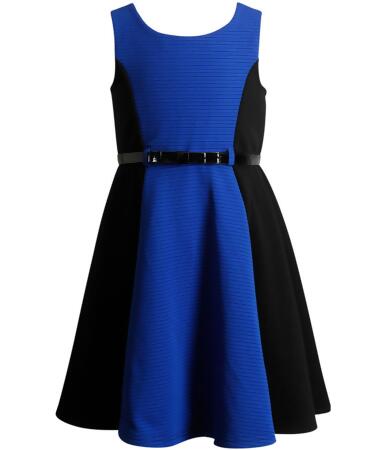 Sweet Heart Rose Girls Colorblock Ponte A-line Dress, Style # 3150137S alternate image
