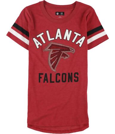 NFL Womens Atlanta Falcons Rhinestone Embellished T-Shirt, Style # 6J9-228-1 alternate image
