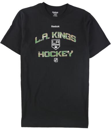 Reebok Mens LA Kings Camo Logo Hockey Graphic T-Shirt, Style # 3404A-20 alternate image
