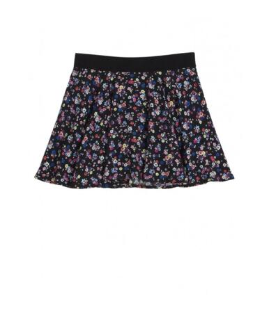 Justice Girls Floral Glitter Skater Mini Skirt, Style # 8004 alternate image