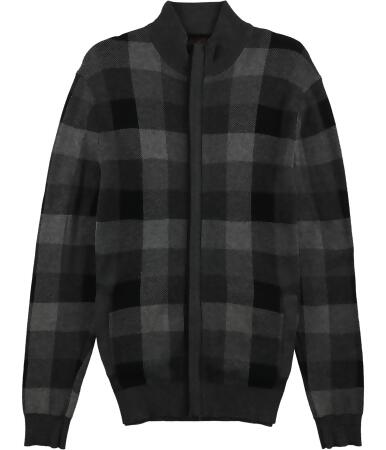 Tasso Elba Mens Zip-Up Knit Sweater, Style # 63W13CHECK alternate image