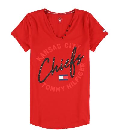 Tommy Hilfiger Womens Kansas City Chiefs Graphic T-Shirt, Style # 6U10Z102 alternate image