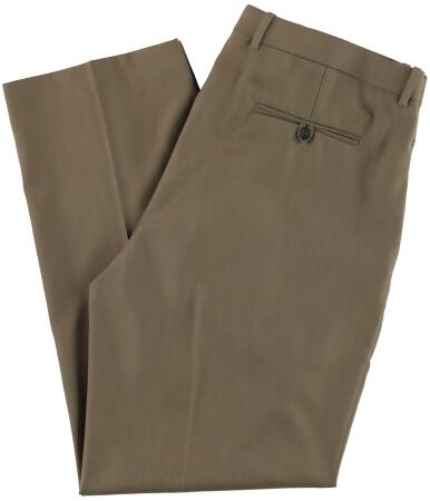 Perry Ellis Mens Flat Front Birdseye Dress Pants Slacks, Style # PS37366 alternate image