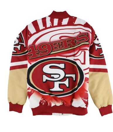 G-III Sports Mens San Francisco 49ERS Varsity Jacket, Style # LA90Z038 alternate image