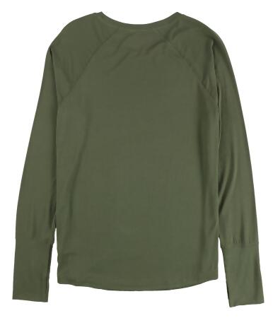 OFFLINE Womens Heathered Thumb Hole Basic T-Shirt, Style # 006699 alternate image