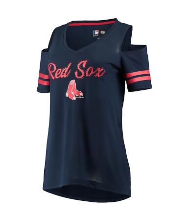 G-III Sports Womens Boston Red Sox Embellished T-Shirt, Style # 6J05Z969 alternate image