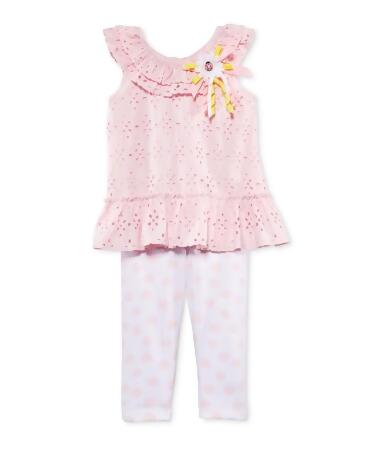 Bluberi Boulevard Girls 2-Piece Eyelet Tunic Blouse, Style # MAB20449 alternate image
