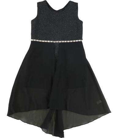 Iefiel Girls Sparkly High-Low Dress, Style # 004509 alternate image