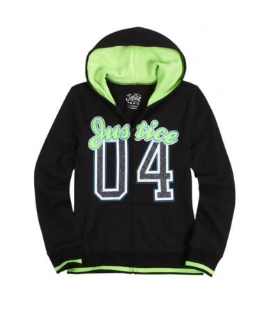 Justice Girls Brand Hoodie Sweatshirt, Style # 0909 alternate image