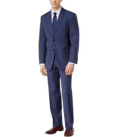 Tommy Hilfiger Mens Check Stretch Formal Tuxedo, Style # F46123-VASSER alternate image