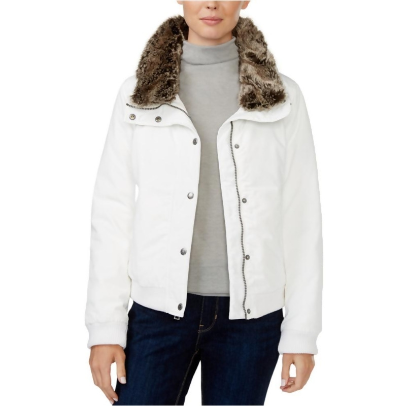 faux fur bomber jacket womens