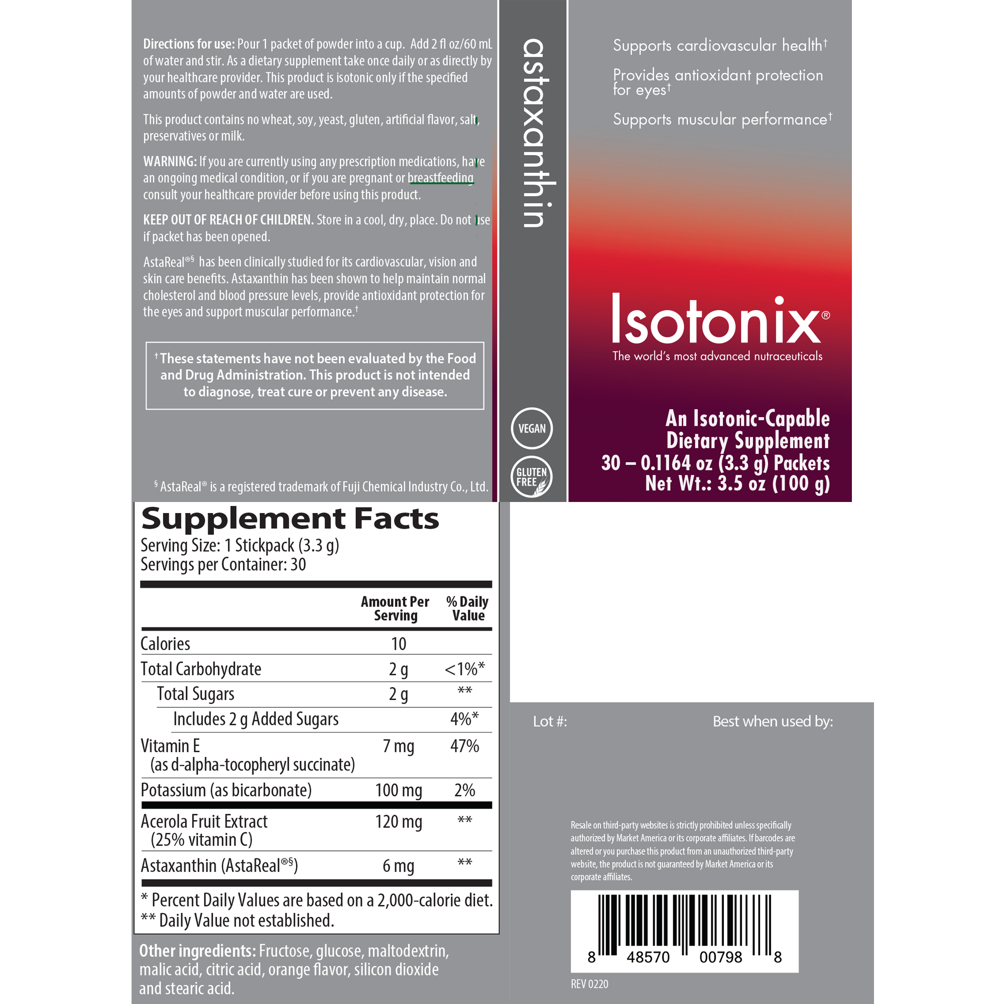 Isotonix&#174; Astaxanthin alternate image