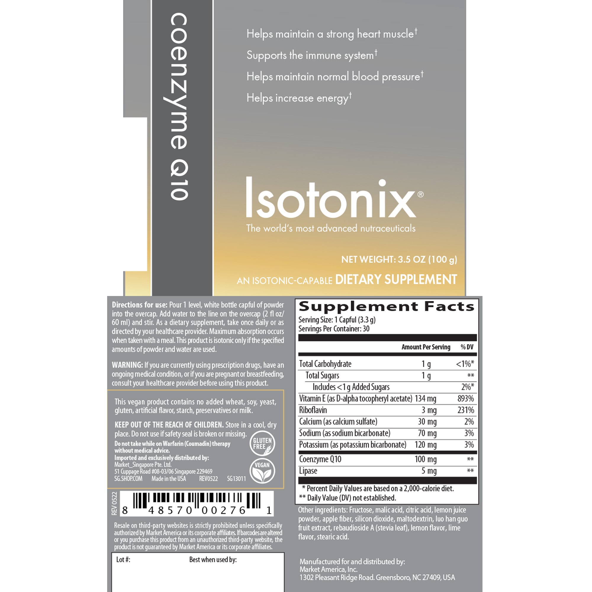 Isotonix&#174; Coenzyme Q10 alternate image