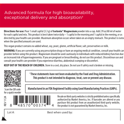 Isotonix&reg; Magnesium alternate image