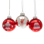 Liverpool F.C. 3pk Round Nordic Baubles Liverpool F.C. 3pk Round Nordic Baubles