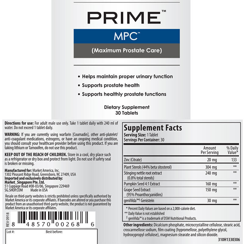 Prime MPC&#8482; (Maximum Prostate Care) alternate image