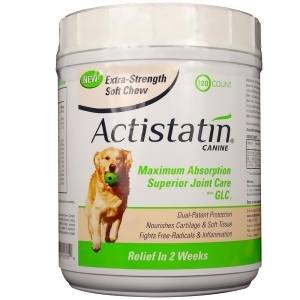 Actistatin Canine Extra Strength Soft Chews Large 120 ct - All
