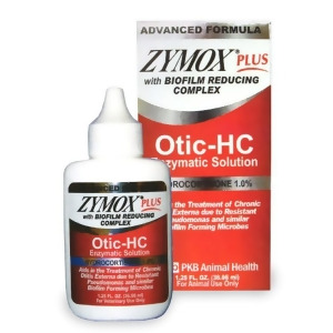 Zymox Plus Otic-HC Enzymatic Solution 1.25 oz - All