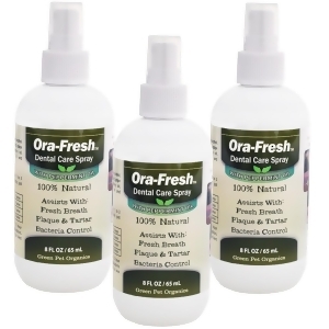 3 Pack Ora-Fresh Dental Care Spray 8 oz - All