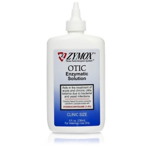 Zymox Otic with Hydrocortisone 1.0% Clinic Size 8oz - All