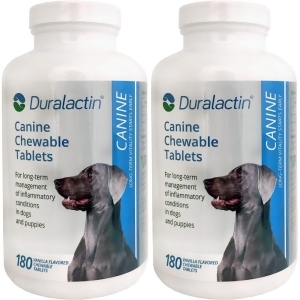 2-Pack Duralactin Canine 1000 mg 360 Tablets - All