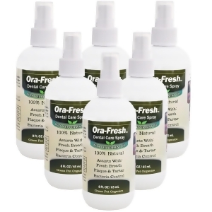 6 Pack Ora-Fresh Dental Care Spray 8 oz - All