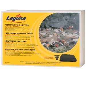 Laguna Pond Netting with stakes 15' x12' Black - All