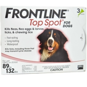 UPC 891962001040 product image for 3 Month Frontline Top Spot Red For Dogs 89-132 lbs. - All | upcitemdb.com