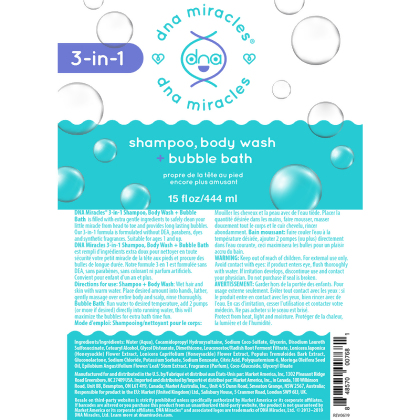 DNA Miracles&reg; 3-IN-1 Shampoo, Body Wash + Bubble Bath alternate image